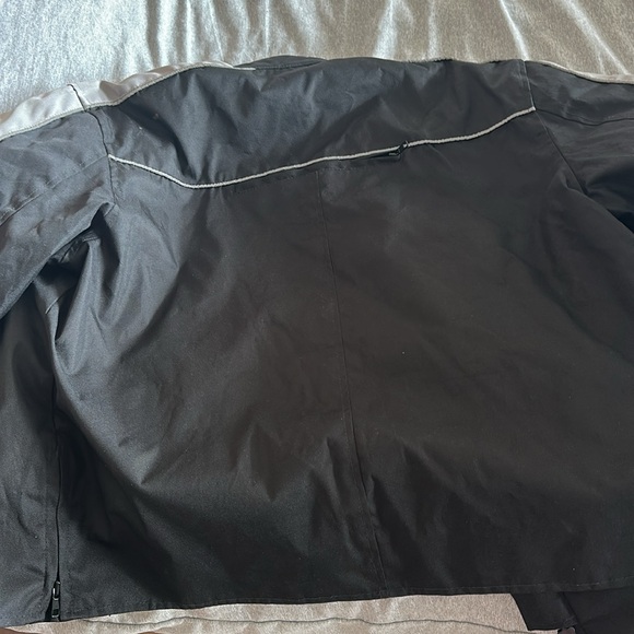 Men’s black riding jacket with removable liner - Picture 2 of 7